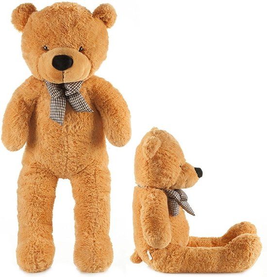 Viking Choice Knuffelbeer - Teddybeer - 190 cm - lichtbruin