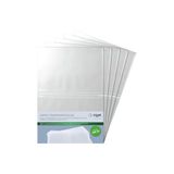 SIGEL SM181 Dubbele Transparante Zakken, voor menuhoes met elastische band, voor A5, 50 Stuks