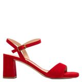 Unisa Moraty_26_KS suède sandalettes rood