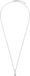 Lucardi - Dames Zilveren set ketting en oorringen druppel zirkonia - Cadeau Set - 925 Zilver - Goudkleurig