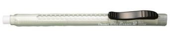 Pentel ClicEraser 2 Gumstift, navulbaar met ZER-2, behuizing semi-transparant groen, 12 stuks