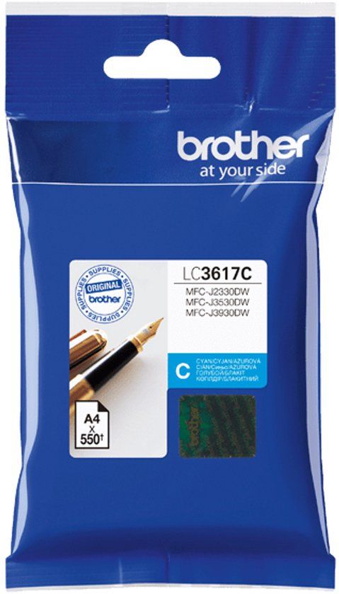 Brother LC-3617C Inktcartridge Cyaan Origineel Standaard Formaat