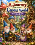 A Icecat A Journey into the Gnome World: Coloring Book