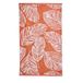 Fusion - Terracotta blad handdoek (50 x 90 cm) - 100% katoen - superzacht
