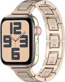 By Qubix Qubix - Slim Stainless Steel Quick-Release Band (Small) - Starlight