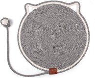 AtlasPro® Katten Krabmat - Unieke Vorm met Kattenoren - Zwart/Wit - 42cm