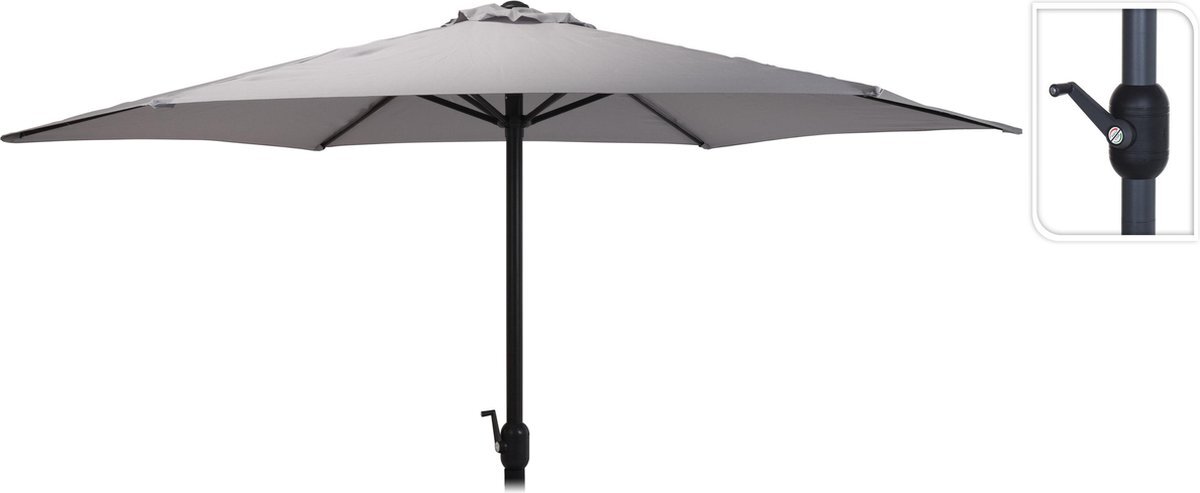 Garden Pro Parasol D3m Lichtgrijs