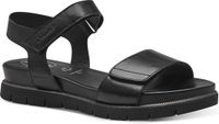 Tamaris Comfort Essentials Dames Plateau Sandalen - ZWART NAPPA