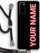 Case Company Samsung Galaxy S20 Hoesje met Koord - Namecase - Zwart