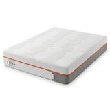 Elite Koudschuimmatras hoogte 22 cm, 7 zones, met traagschuim, afneembare hoes met ritssluiting, ademend, voor kinderen en volwassenen (120 x 200 cm)