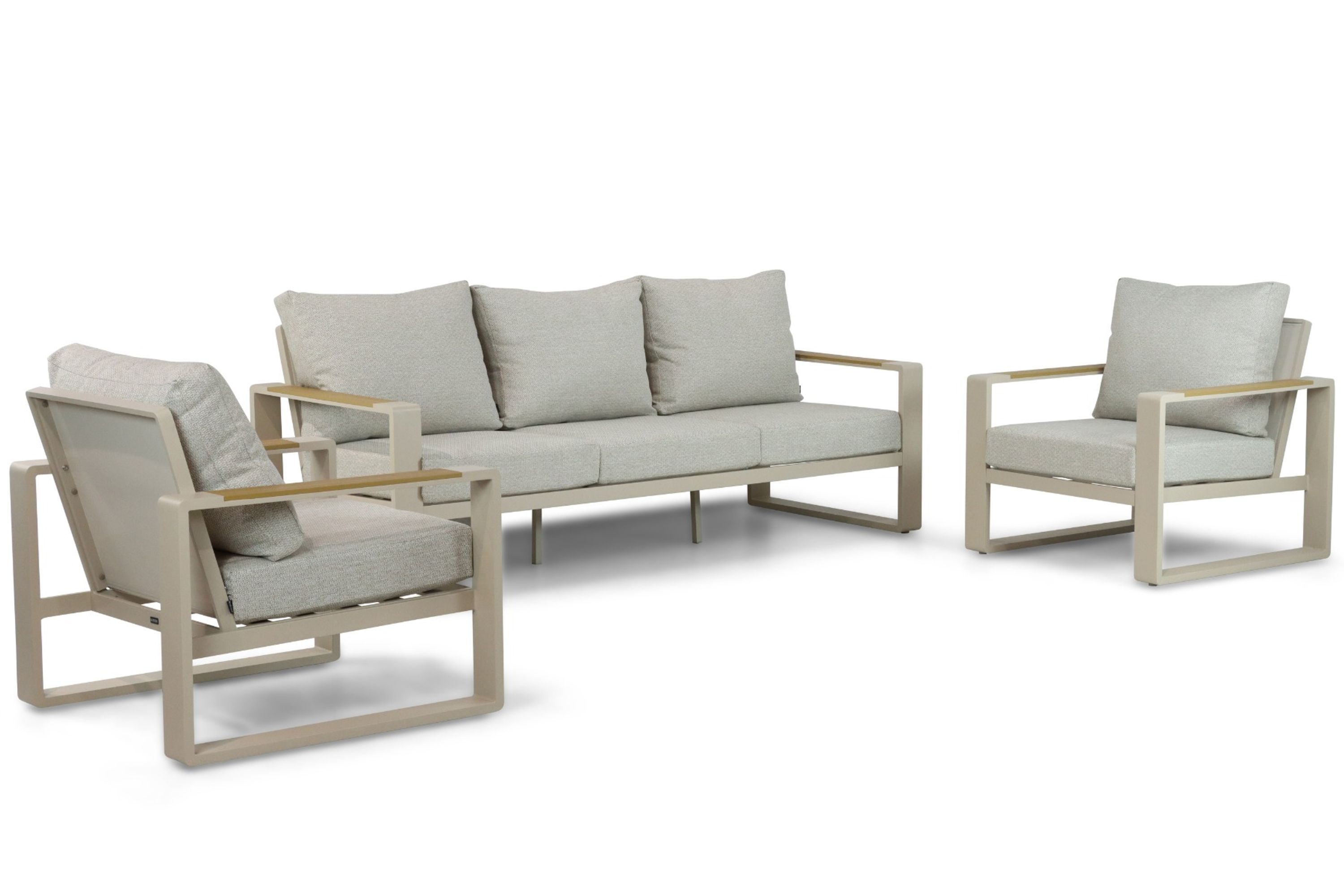 Lifestyle Garden Furniture Lifestyle Lezo stoel-bank loungeset 3-delig