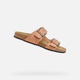Geox Brionia R Dames Plateau Sandalen - Antiekroze