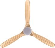 Create Plafondventilator 40W silent Ø132 cm - Met Licht 3 kleurtemperaturen - Programmeerbare 1-4H - 6 Snelheden - Zomer/Winter functie - WIND CUP