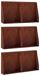 Mur de soutènement 6 pcs 40 x 12 x 30 cm acier résistant aux intempéries couleur rouille
