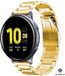 Strap-it Samsung Galaxy Watch Active / Active 2 stalen band - goud