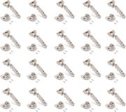 Emuca Lot van 20 volledig overlay scharnieren X92 openende scharnieren met zachte sluiting en gemeng