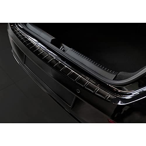 Zwart Avisa Zwart RVS Achterbumperprotector passend voor Mercedes CLA II (X118) Shooting Brake 2019- 'Ribs'