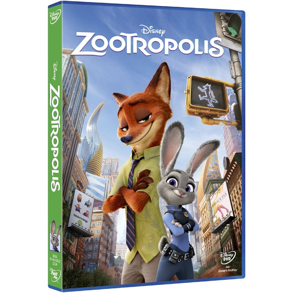 - Zootropolis dvd