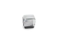 Cuki Professional Aluminium schalen met deksel, ultrasterk, 1 portie, gelakt, 16 x 12 x 5 cm, 1 verpakking van 25 stuks