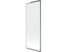 Mexen Next L paroi de bain 1 battant 70 x 150 cm, cadre noir, blanc