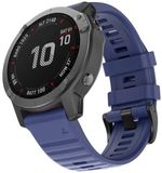 By Qubix - Siliconen bandje - 26mm Quickfit - Donkerblauw - Geschikt voor Garmin Fenix 8 / 8 Pro - 51mm