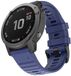 By Qubix - Siliconen bandje - 26mm Quickfit - Donkerblauw - Geschikt voor Garmin Fenix 8 / 8 Pro - 51mm
