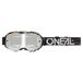 B-10 O'NEAL B-10 Goggle ATTACK black/white - silver mirror