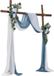 Bol Artificial flowers set for wedding arch, blue, with 2 flowers and 2 drapes