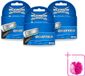 Wilkinson 3 x Lames de recharge Quattro - Avec tondeuse de précision - 4 lames de rasoir - Lot