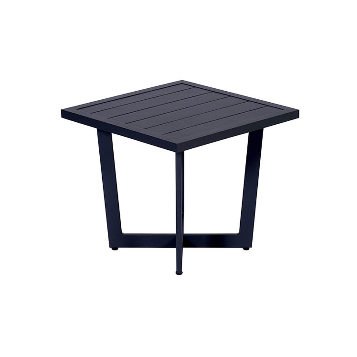 Kent tuin bijzettafel 47,5x47,5xH42 cm donker grijs