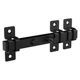 National Hardware 7,8 inch industriële zwarte poortvergrendeling