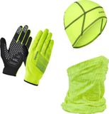 GripGrab Hi-Vis Cycling Essentials Giftbox 3-Pack - yellow hi-vis