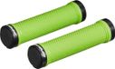 Spank Spoon Lock-On Handvatten, zwart/groen