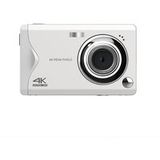 Aiorber 32 GB HD-digitale camera voor studenten, 3-inch scherm, autofocus, beautyfilter, Aiorber foto- en videocamera, instapmodel, compact en licht, 9,8 x 6 x 2 cm, wit