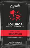Shunga-olie COQUETTE LOLLIPOP KISSABLE MASSAGE OIL HEATING SENSATION 10 ML