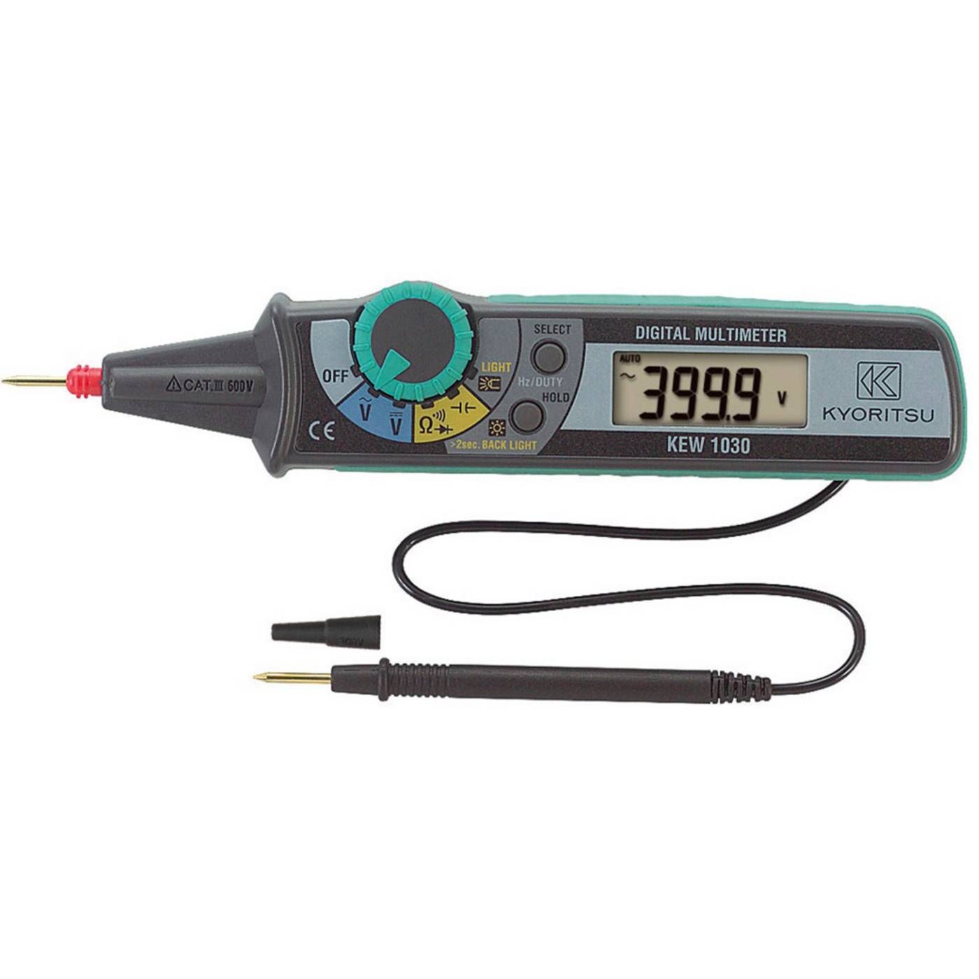 Kyoritsu KEW-1030 Multimeter Digitaal CAT III 600 V