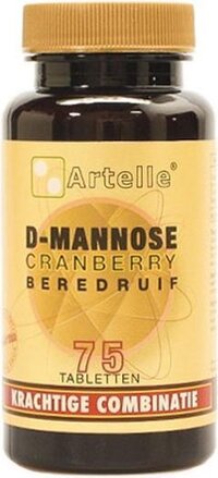 Artelle D-Mannose Cranberry Beredruif - 220ml - Tabletten