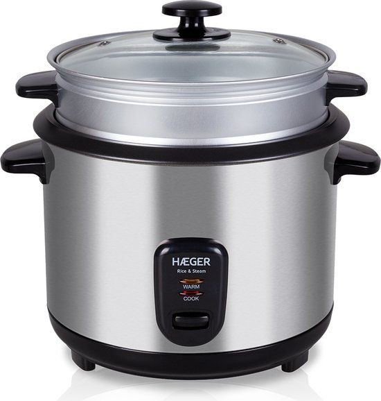 Haeger Rijstkoker RC-18L.001A Grijs