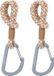 Lässig MIX Stroller Hooks Cord Kinderwagenkoord met haken 2 pcs camel/vanilla/lavender