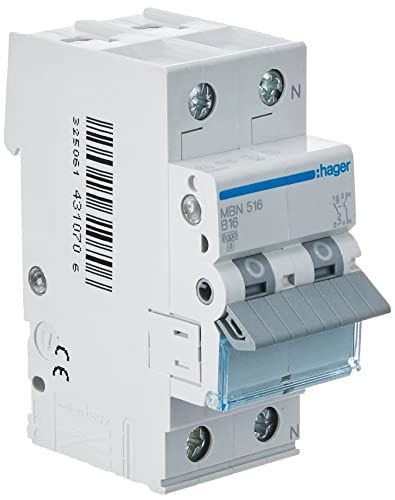HAGER MBN516 elektrische schakelaar 2P - 3250614310706