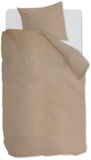Ambiante Cotton Uni dekbedovertrek - Lit une personne - 140x200/220 - Kaki