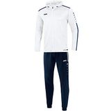 Jako - Trainingspak Striker 2.0 met capuchon voor heren - Wit - Maat XXL