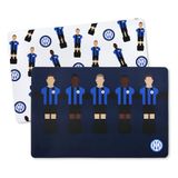 Inter Tafelaccessoires voor kinderen, set Pappa dell'Inter, collectie tafelvoetbal voor kinderen, officieel product