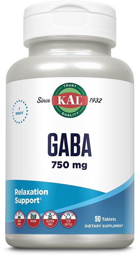 Kal Supplementa Corporation B.V. GABA 750 mg Tabletten