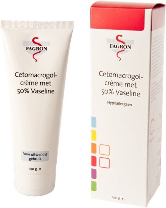 Fagron Cetomacrogolcrème met 50% Vaseline 100 gr
