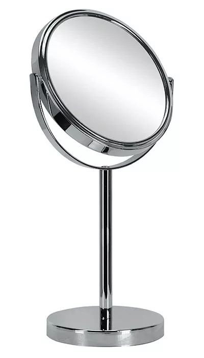 KLEINE WOLKE Base Mirror - Make-upspiegel - rond - zilver - 150 mm