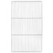 vidaXL Grillrooster 67 x 40 cm roestvrij staal zilver