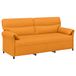 vidaXL - Bank - 100% polyester - metalen frame - MDF, Multiplex