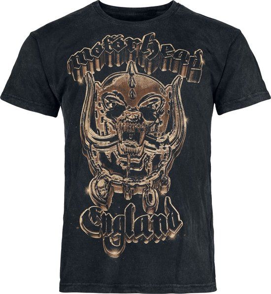 Motörhead 50th Gold Warpig Heren T-shirt - antraciet - 4XL