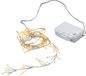 Spetebo LED-draadverlichting - 100 LED's / 8 functies - Micro-cluster lichtketting met timer